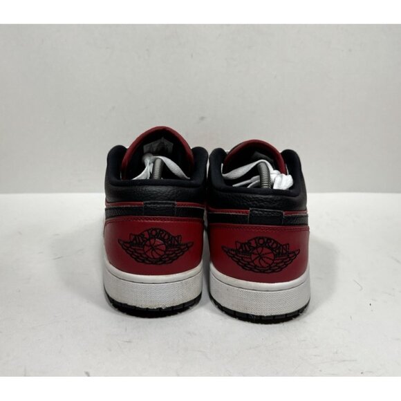 Air Jordan 1 Low Reverse Bred Men’s Size 11 553558-605 Shoes Black Red - Picture 4 of 9